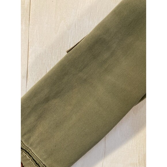 GAP Oversized Fall Jacket 2 In 1 Parka Hood Canvas Twill Sz S Utility Army Green - Picture 10 of 10